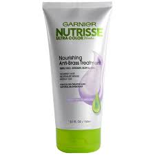 Garnier Nutrisse Ultra Color Blonde Anti Brass Toner 5 1 Fl Oz Walmart Com Blonde Color Garnier Hair Color Green Hair Dye