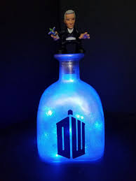 Doctor Who Led Bottle Light Dr Who Led By Bottlesforfunshop Led Bottle Light Bottle Lights Bottle Lamp