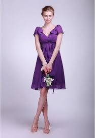 Beautiful Simple Purple Wedding Dress Knee Length Bridesmaid Dresses Bridal Party Dresses Bridesmaid Dresses