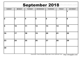 September 2018 Calendar Word September Calendar Printable December Calendar 2018 Printable Calendar