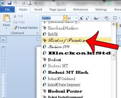 How To Install A New Font For Word 2010 Solve Your Tech
