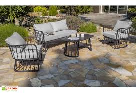 La petite famille se réunit autour de ce salon de jardin idéal pour accueillir jusqu'à 4 personnes. Salon De Jardin 4 Places En Aluminium Apolline Anthracite Salon De Jardin Encastrable Mobilier Jardin Salon De Jardin