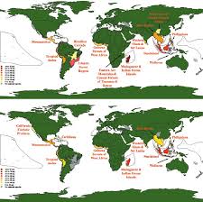 Lord howe island is home to a variety of unique and endemic species: Map Of The Top 25 Biodiversity Hotspots From Ref 4 Containing Download Scientific Diagram