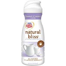 The basic ingredients include water, with corn syrup solids as the second ingredient. Nestle Coffee Mate Natural Bliss Sweet Cream Flavor Coffee Creamer 16 Fl Oz 00050000029730 Nestle Coffee Mate Natura Natural Bliss Coffee Mate Coffee Flavor