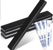 Powerful Neodymium Bar Magnets, Strong Rare Earth Magnets with Epoxy  Coating and Double-Sided Adhesive