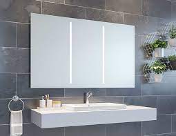 Medicine cabinets are usually located on top of your vanity area and help with organizing all of your small items in one place, so your bathroom what things should you consider before purchasing your bathroom medicine cabinet mirrors? Led Lighted Bathroom Vanity Mirrors Medicine Cabinets Innovate Building Solutions