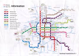 Osaka map showing the geographical location of various tourist places, airports along with the highway, roads, railways and rivers. Osaka Map Falsomesias Com Subway Map Osaka Japan Map