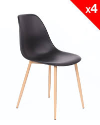Ne cherchez pas plus loin, cet ensemble de table à manger leena avec ses 4 chaises seront parfaites pour répondre à votre demande. Lot De 4 Chaises Scandinaves Nova Kayelles Com