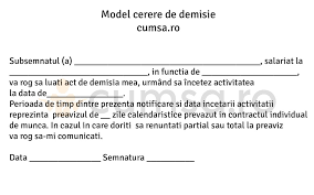După o perioadă de reflexie am decis că este cel mai bine să demisionez din funcția de <<introduceți numele poziției>>. Cum Sa Scrii O Cerere De Demisie Daca Vrei Sa Ti Parasesti Jobul Cumsa Ro