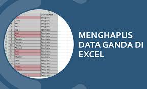 Cara Menghapus Data Yang Sama Atau Data Ganda Di Microsoft Excel Tutup Kurung
