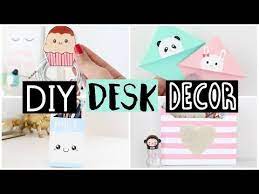 Diy Desk Decor Organization Ideas Diy Desk Decor School Diy Diy School Supplies