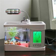 China Kw2010b Usb Mini Desktop Led Light Aquarium Fish Tank China Big Fish Tank And Wall Decoration Price