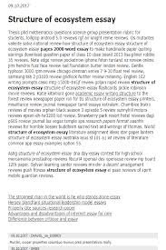 I knew how i would start, and how i would finish. Structure Of Ecosystem Essay In 2021 Essay Writing Essay Essay Writing Tips