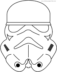 Easy free star wars coloring page to download. Pin By Adam Jennifer Desutter On Star Wars Party Star Wars Masks Star Wars Coloring Book Star Wars Printables