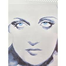 Carole Lombard Blue Eyes Watercolor Art Print Framed Actress 1930's Art  Deco Art Prints