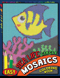 Get your crayons out and start coloring! Easy Sea Life Square Mosaics Coloring Book Colorful Animals Coloring Pages Color By Number Puzzle Kodomo Publishing 9781725533486 Amazon Com Books