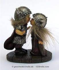 Kissing Viking Couple Original Norwegian Viking Figure Norwegian Wedding Nordic Wedding Viking Wedding