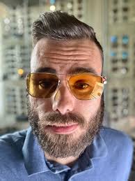 Oliver Peoples Clifton Silver 58mm Amber Brown Polar