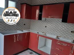 دولاب مطبخ لون طيني مطفي مطعم بالاسود أبناء الخبولي للمطابخ وكافة أعمال الالمونيوم و Pvc Facebook