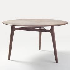 solo round table door neri hu suite wood ontwerp tafel ronde eettafel ovale eettafels