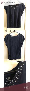 Dressbarn T Shirt With Studs Dressbarn Shopping Womens Dresses Fashion
