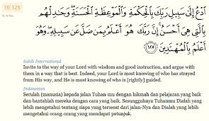 There are some different opinion about the background downs (asbabun nuzul) of this verse. Maaf Mas Cuma Mau Ngeralat Itu Surat An Nahl Ayat 125 Ask Fm Greschinov