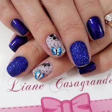 Cool blue nails with butterfly images for your pleasure. 30 Pretty Butterfly Nail Art Designs Noted List