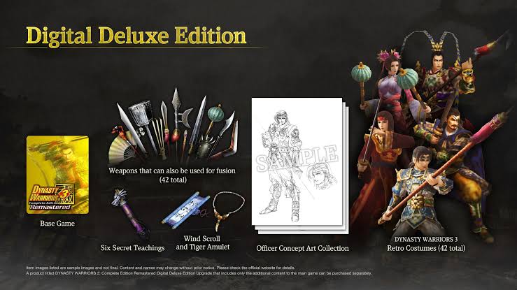 Digital pre-orders are now open for DYNASTY WARRIORS 3: Complete Edition  Remastered on Nintendo Switch 2! Options include Standard or Digital Deluxe  Edition. All other platforms can also be viewed b