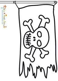 coloriage d un drapeau de pirate sur tete a modeler pirates maternelle dessin oman