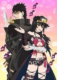 Yare Yare Daze Jotaro Kujo And Velvet Crowe By P Boy46 Jojo Anime Jotaro Kujo Anime Characters