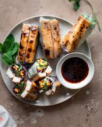 Cook for about 5 minutes stirring frequently until the vegetables and mushrooms are cooked, about 5 minutes. Vegan Teriyaki Tofu Spring Rolls Gluten Free Le Petit Eats