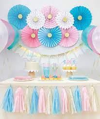 Gender Reveal Baby Shower Decorations Boy And Girl Twins Birthday Party Decor Gender Reveal Party Decorations Birthday Party Decorations Twin Birthday Parties