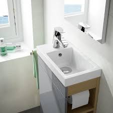 Gaste Wc Badmobel Set Waschbecken Mit Unterschrank Und Design Spiegel Weiss Oder Anthrazit In 2020 Gaste Wc Waschbecken Waschbecken Gaste Wc