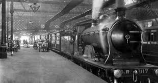 Old Photograph Railway Station In Perth Scotland Perth Scotland Old Trains Vintage Train