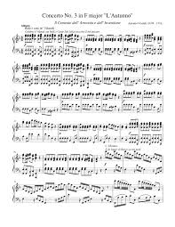 Il più celebre brano di antonio vivaldi. Vivaldi Violin Concerto In F Major Op 8 No 3 Rv 293 Autumn For Solo Piano Sheet Music For Piano Solo Musescore Com