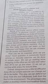 Many people with type 2 diabetes have no symptoms. 1 Why Can T People Nowadays Do Some Exercise A Because They Are Too Tiredb Because They Have No Brainly Co Id