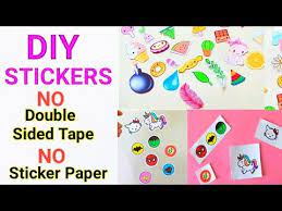 How To Make Stickers At Home With Parchment Paper How To Make Stickers Without Sticker Paper Diy Youtube How To Make Stickers Sticker Paper Diy Paper