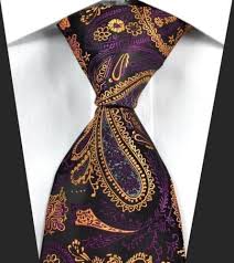 Black And Gold Tie Pin By Angie Mgbeke On Wedding Ideas Purple Paisley Tie Purple And Gold Wedding Paisley Wedding