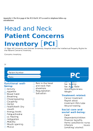 #10 social inequality reaching embarrassing levels. Pdf The Role Of The Head And Neck Cancer Specific Patient Concerns Inventory Pci Hn In Telephone Consultations During The Covid 19 Pandemic
