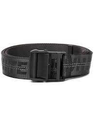 Off White Classic Industrial Belt In Black Polyamide Modesens Off White Industrial Belt Off White Belt Designer Belts