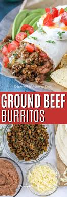 Ground Burritos Are A Quick And Easy Weeknight Meal Made With Taco Seaosning Ground Beef Mexican Food Recipes Beef Beef Recipes Easy Quick Beef Recipes Easy