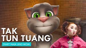Press 'cc' for english subtitles! Tak Tun Tuang Sudah Mandi Talking Tom Youtube