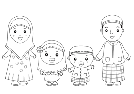 Sketsa gambar dengan tema ramadhan merupakan tugas pertamanya. Contoh Gambar Untuk Mewarnai Anak Muslim Terbaru Gambarcoloring