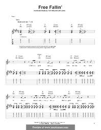Like the free drum lessons? Free Fallin By J Lynne Sheet Music On Musicaneo