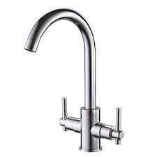 Used for washing up, washing hands and filling the kettle, it's vital they are reliable, easy to. Heable Kitchen Mixer Tap Dual Lever Monobloc Swivel Spout Chrome Sink Taps Brass With Uk Standard Fittings Buy Online In Belize At Belize Desertcart Com Productid 92494787