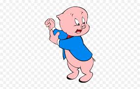 Over 50 year ago a major corporation took a chance. Funny Porky Pig Quotes Pink Pig Cartoon Character Png Free Transparent Png Images Pngaaa Com