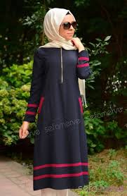Modahanne Tesettur Tunik 0863 03 Lacivert Murdum Basortusu Modasi Islami Moda Moda Stilleri