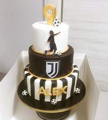 How to make a juventus cristiano ronaldo cake.come realizzare una torta di design in pasta di zucchero per i tifosi più accaniti. Juventus Cake By Donatella Bussacchetti Soccer Birthday Cakes Cake Cake Decorating