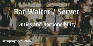 Each bullet point should focus on your quantifiable achievements instead. Bar Waiter Bar Waitress Cocktail Server Duties And Responsibility
