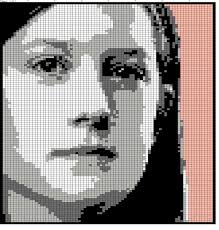 Harry Potter Blanket Squares Tricot Dessin Pixel Art Modele Pixel Art